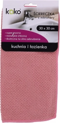 Mikrovlaknena krpa za kuhinjo in kopalnico KOKO 30×30 cm