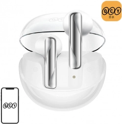 Brezžične slušalke TWS QCY AilyBuds Clear T32 bele