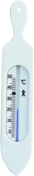 Kopalniški termometer 19 cm – Bela