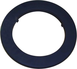Dimniška rozeta 125 mm, debelina 1,0 mm, črna