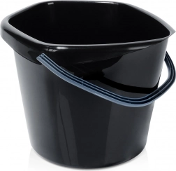 Plastično črno vedro 10 l