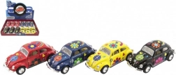 Kovinski model avtomobila KINSMART VOLKSWAGEN Beetle 13 cm, povratno navijanje, 4 barve
