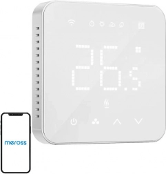 Pametni Wi‑Fi termostat Meross za električno talno ogrevanje (HomeKit)