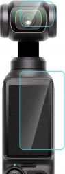 Kaljeno steklo za objektiv in zaščitno steklo/folijo zaslona za DJI Osmo Pocket 3