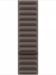 Magnetni rebrasti pašček FineWoven sivo‑rjave barve za 42 mm, velikost M/L