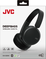 JVC brezžične on-ear slušalke HA-S36W črna