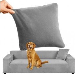 Prevleka za kavč RUHHY 190–230 cm temno siva