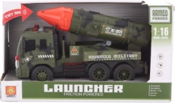 Vojaški avto z raketo na baterije