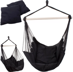 Brazilski viseči gugalni stol z 2 blazinama