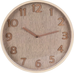 Beige wall clock 38 cm