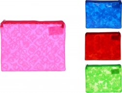 mapi za dokumente z zadrgo s cvetličnim vzorcem 16 × 20,5 cm