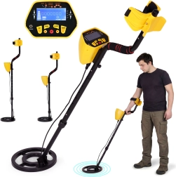 Detektor kovin z LCD-zaslonom, 3 načini in funkcijo Pinpoint