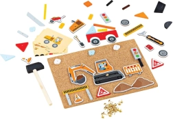 Bigjigs Toys ustvarjalna zabijalna igra prevoz