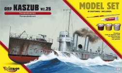 Poljski torpedoborec ORP Kaszub 1935 model 1:400