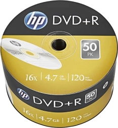 Hp dvd+r 16x 4,7 gb, pakiranje 50 kos