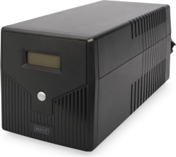 zasilni napajalnik ups line-interactive z lcd 1500 va / 900 w, 4× schuko, avr, usb, rs232, rj45