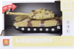 Bež tank na baterije z lučkami in zvoki