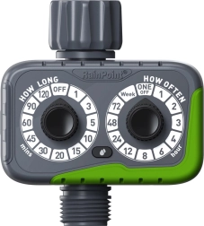 samodejni cevni časovnik RainPoint za zalivanje vrta