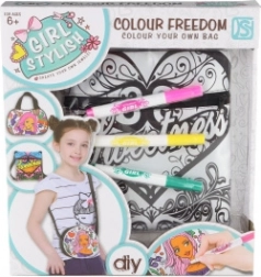 Barvna torba za barvanje s tekstilnimi flomastri