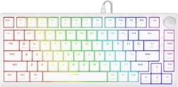 Magnetna igralna tipkovnica astral white z stikali outemu white jade in rgb