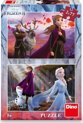 Dino Puzzle Frozen II Anticipation 2x77 pieces