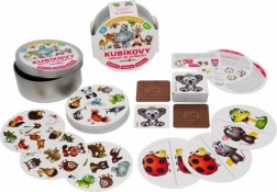 kubijeve igrice z živalcami – kartna igra 3v1