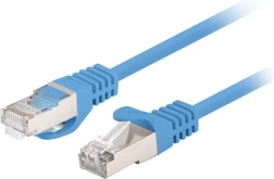 Patchcord Cat.6 FTP 1 m – komplet 10 kosov, moder