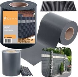 Grafitni trak za ograjo z UV-zaščito in 20 sponkami