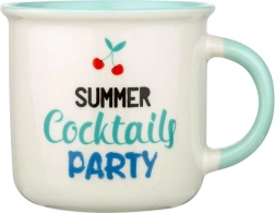 Porcelanasta skodelica 380 ml Summer Cocktails Party, mint