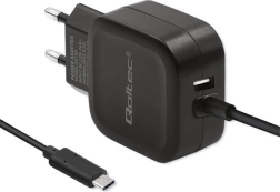 Qoltec polnilec 17W z USB in USB tipa C