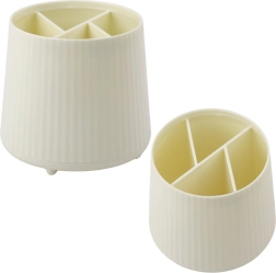 Večnamenski organizator za kozmetiko in pisarniške potrebščine, bež