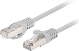 Patchcord kat. 6 FTP 1 m, 10 kosov, siv