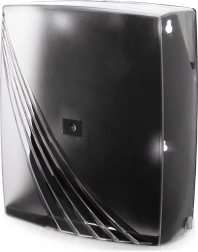 Dozator papirnatih brisač ZZ, prozoren, 26,5 × 10,5 × 31 cm