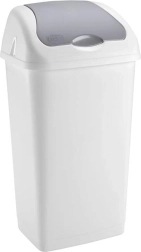 Plastični koš za odpadke HEIDRUN 60 l s samodejno zapiralnim pokrovom