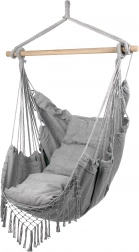 Maltec viseči brazilski stol L.GRAY