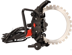 Prenosna obročna rezalka betona 6000 W – črna