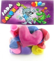 Napihljivi balončki v obliki srca, 7 kosov