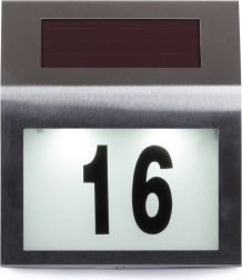 Sončna LED svetilka za hišno številko