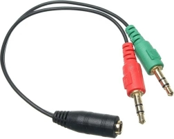 Ak268a adapter kabel mini jack slušalke