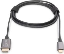 Adapter kabel HDMI 4K 30Hz na USB tip C 3.1 črn 1,8 m