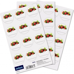 Samolepilne etikete za kozarce 36 kos