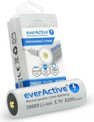 Akumulator everActive 26650 3,7V Li-ion 5200 mAh z micro USB
