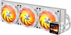 DarkFlash Explore DE360 bel 360 mm AIO vodni hladilnik CPU z IPS zaslonom in ARGB