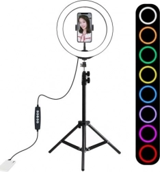 Krožna luč RGBW 26 cm s stojalom 1,1 m PULUZ