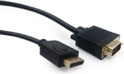 Kabel DisplayPort na VGA 1,8 m črn