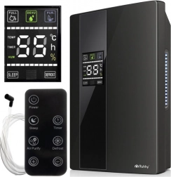 Razvlaževalnik in čistilec zraka RUHHY 2v1 z UV, 2 l, 30 m², 90 W