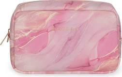 Kozmetična torbica EMILY, rožnati marmor (20 × 13 × 5 cm)
