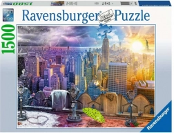 Ravensburger sestavljanka Letni časi New Yorka 1500 koščkov