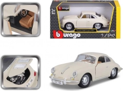 Bburago 1:24 Porsche 356B Coupé (1961) Ivory