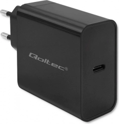 Hitri polnilec Qoltec 65W USB-C črna